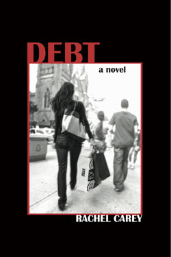 Book cover featuring a pretty woman walking down an urban sidewalk