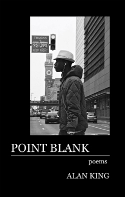 Book cover featuring an African-American man walking in the street